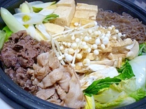 すき焼き 牛肉 豚肉 レシピ 作り方 By Megmako 楽天レシピ